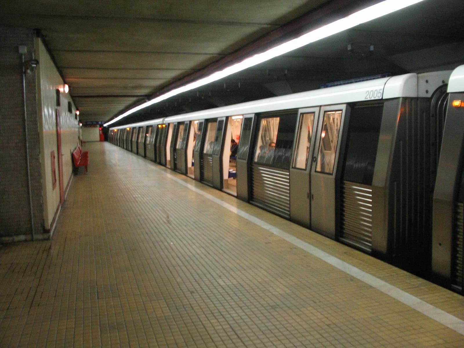 Pipera metro station, the northern terminus of Line M2
